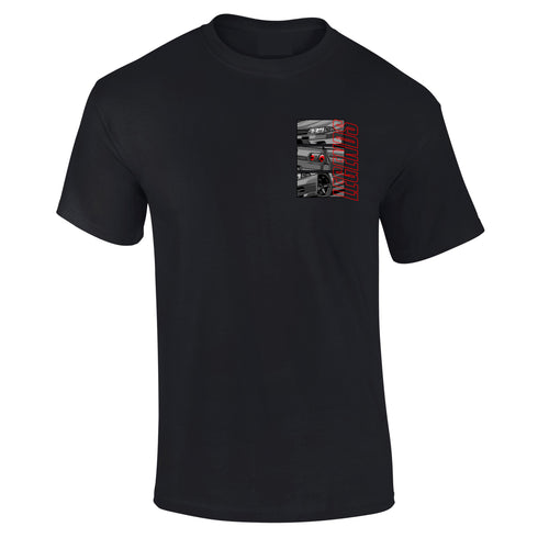 JDM T-Shirt Japanese Modified Automotive Street Drift Drag Race Car Skyline Legends 26
